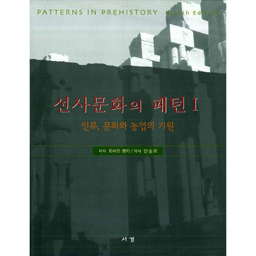 선사문화의 패턴 1로버트 웬키 지음|안승모 옮김 / 서경문화사